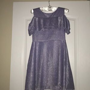 Brand new with tag, purple sparkly dress.